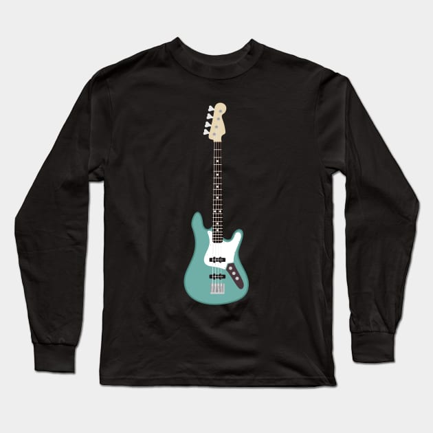 Bass Guitar Long Sleeve T-Shirt by PCB1981